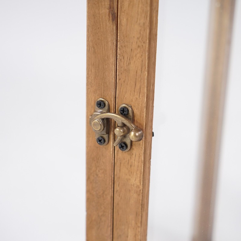 Lot de 2 lanternes en bois et métal - Hudson