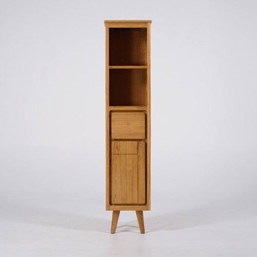 Colonne de salle de bain en bois naturel - Pragati