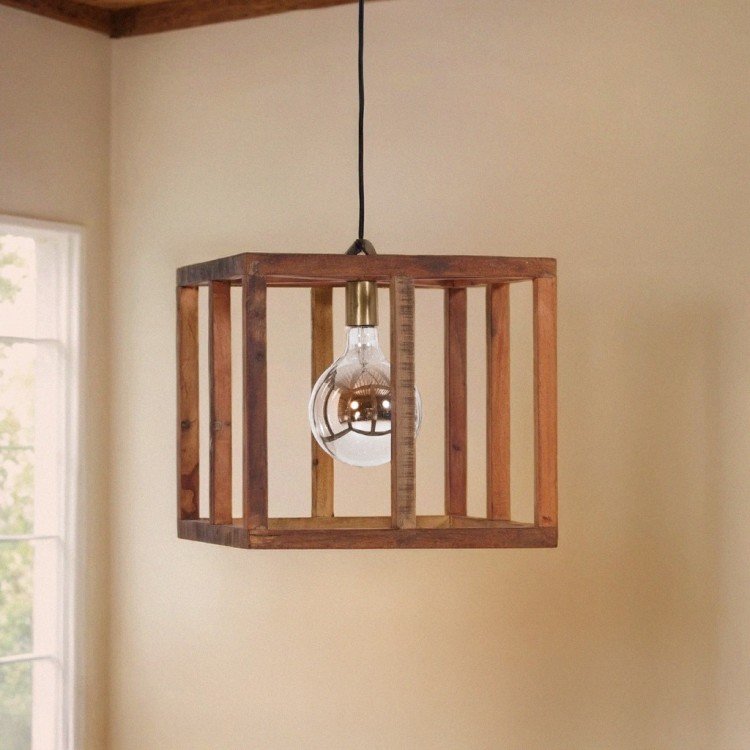 Suspension en bois naturel - Nature