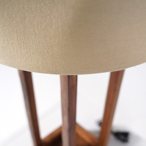Lampe à poser sur pied en bois naturel - Heritage
