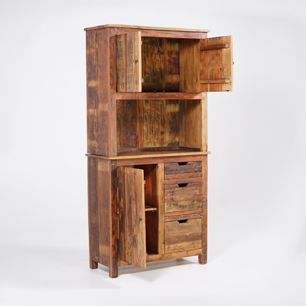 Buffet haut en bois recyclé - Terra Nova