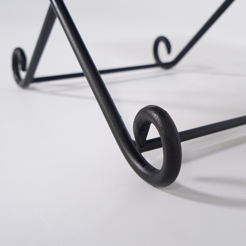 Tabouret en cuir et pieds en metal - Scala