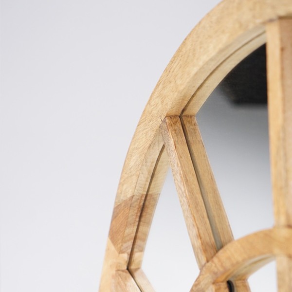 Miroir 100 x 159 cm avec cadre en bois naturel