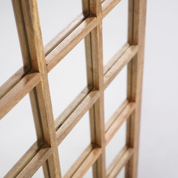 Miroir 100 x 159 cm avec cadre en bois naturel