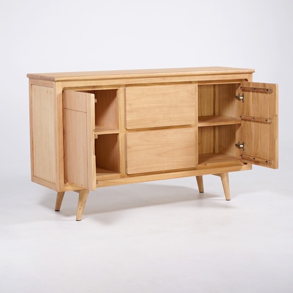 Buffet en bois massif 150 cm - Pragati