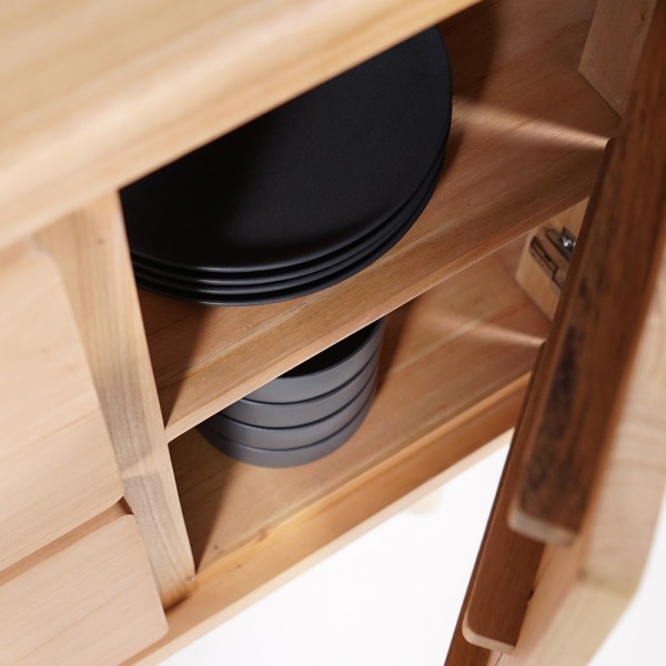 Buffet en bois massif 150 cm - Pragati