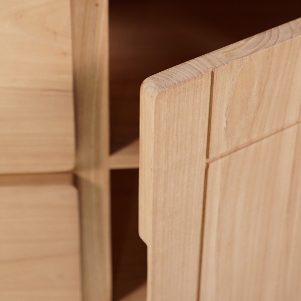 Buffet en bois massif 150 cm - Pragati