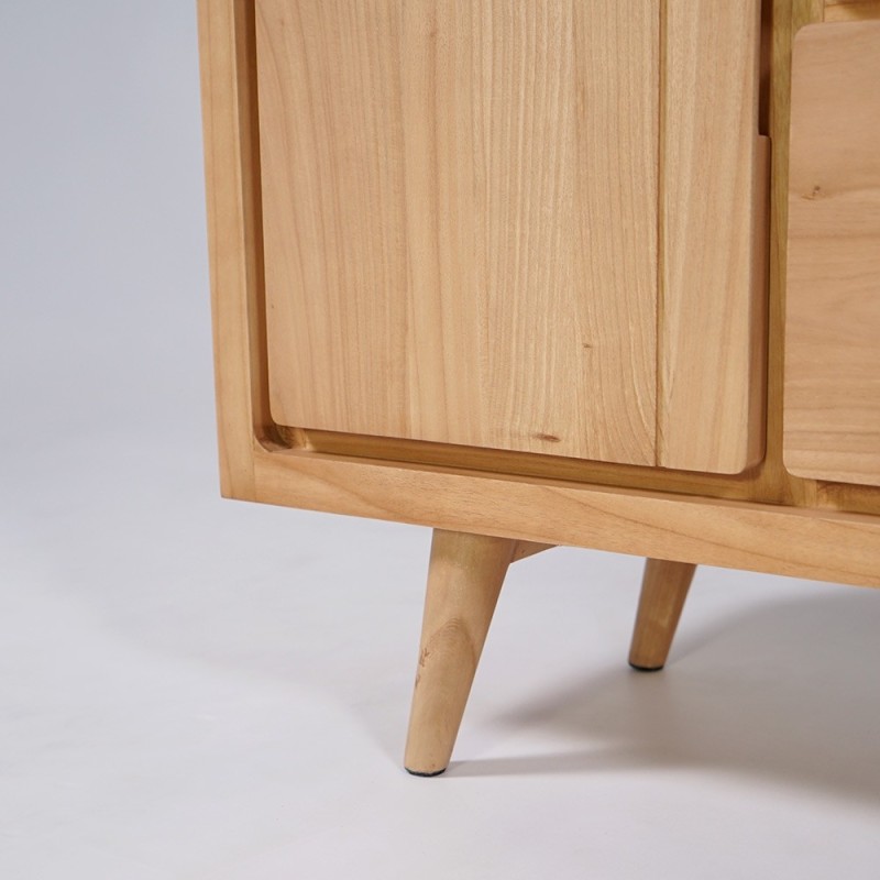 Buffet en bois massif 150 cm - Pragati