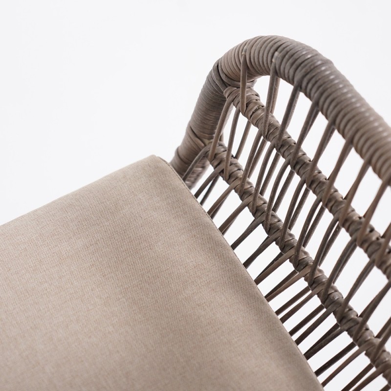 Chaise en bois et rotin tressé - Java