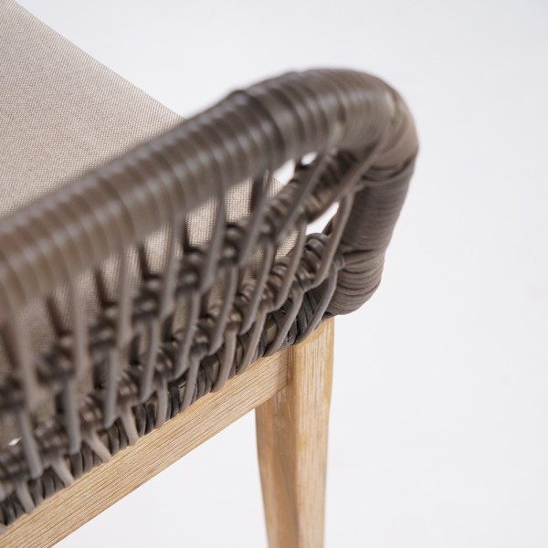 Chaise en bois et rotin tressé - Java