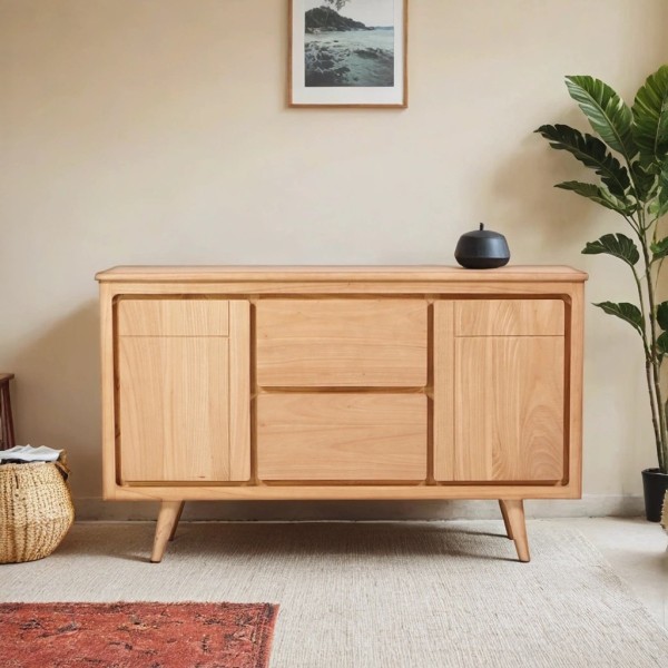 Buffet en bois massif 150 cm - Pragati