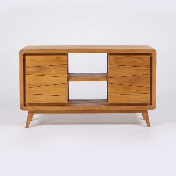 Meuble de salle de bain double vasques 140 cm - Sahar