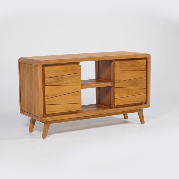 Meuble de salle de bain double vasques 140 cm - Sahar