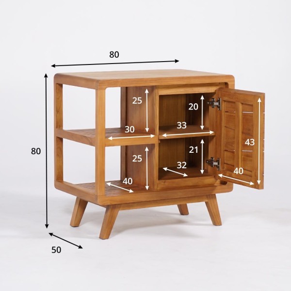 Meuble de salle de bain sous vasque 80 cm - Sahar