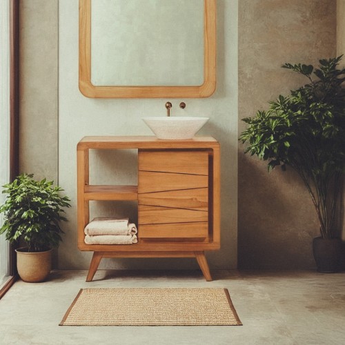 Meuble de salle de bain sous vasque 80 cm - Sahar