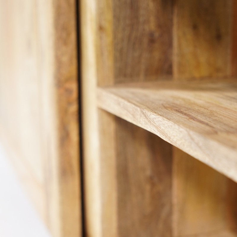 Meuble TV industriel bois et métal 200 cm - Paris