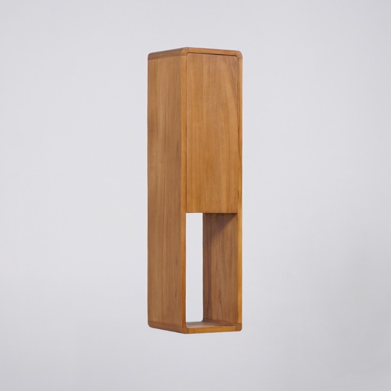 Colonne de salle de bain en bois de teck - Amrita