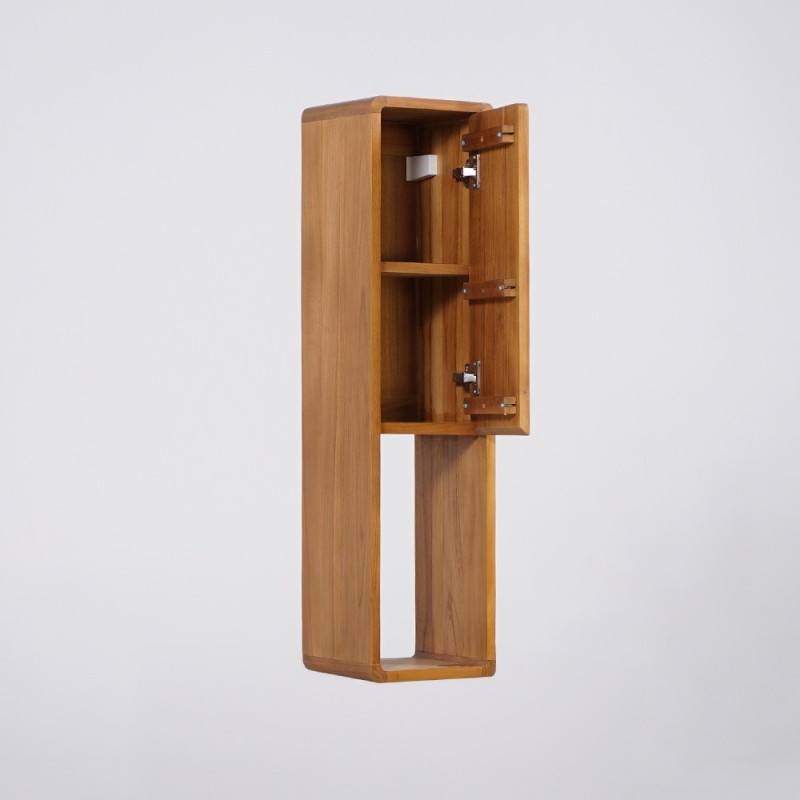 Colonne de salle de bain en bois de teck - Amrita