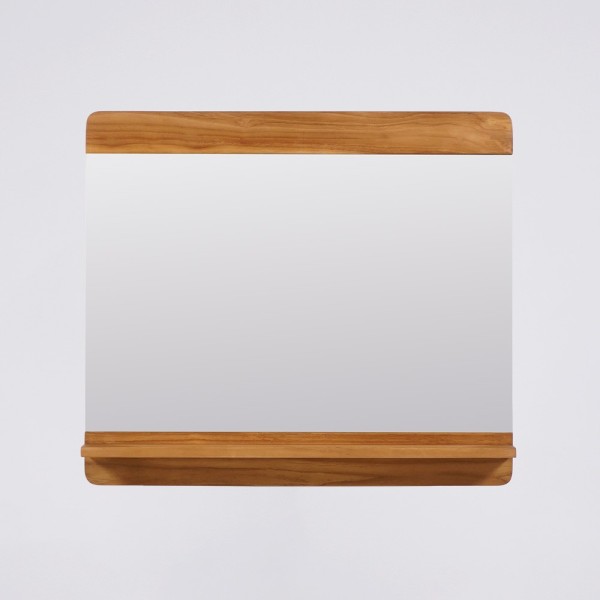 Miroir rectangulaire en teck massif - Amrita