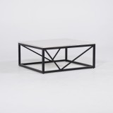 Table basse carrée en marbre blanc - Verona