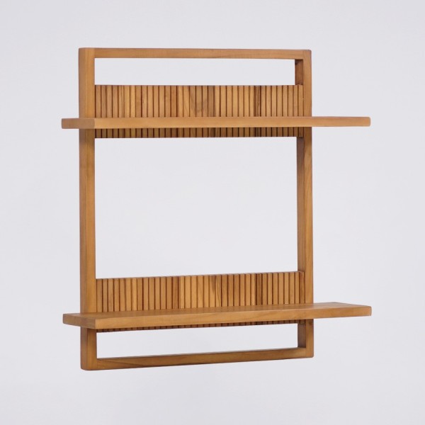 Etagère en bois de teck massif - Aesesa