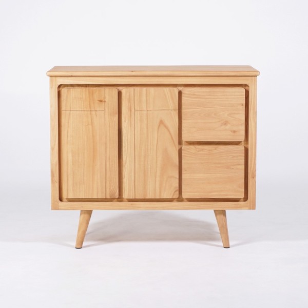 Buffet en bois naturel 105 cm - Pragati