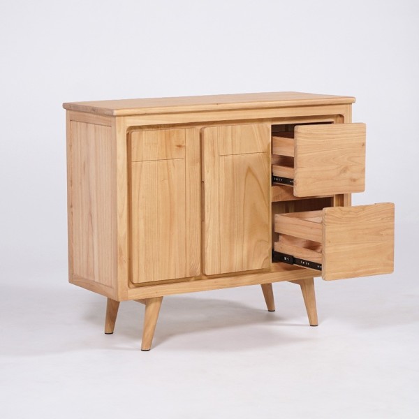 Buffet en bois naturel 105 cm - Pragati