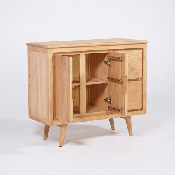 Buffet en bois naturel 105 cm - Pragati