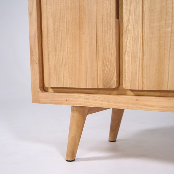 Buffet en bois naturel 105 cm - Pragati