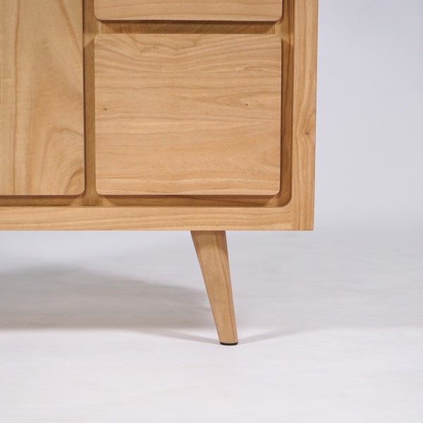 Buffet en bois naturel 105 cm - Pragati