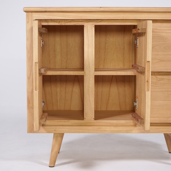Buffet en bois naturel 105 cm - Pragati