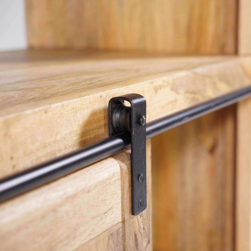 Bibliothèque bois et métal 90cm - Paris