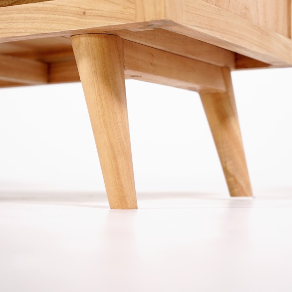 Buffet haut en bois massif 4 portes - Pragati