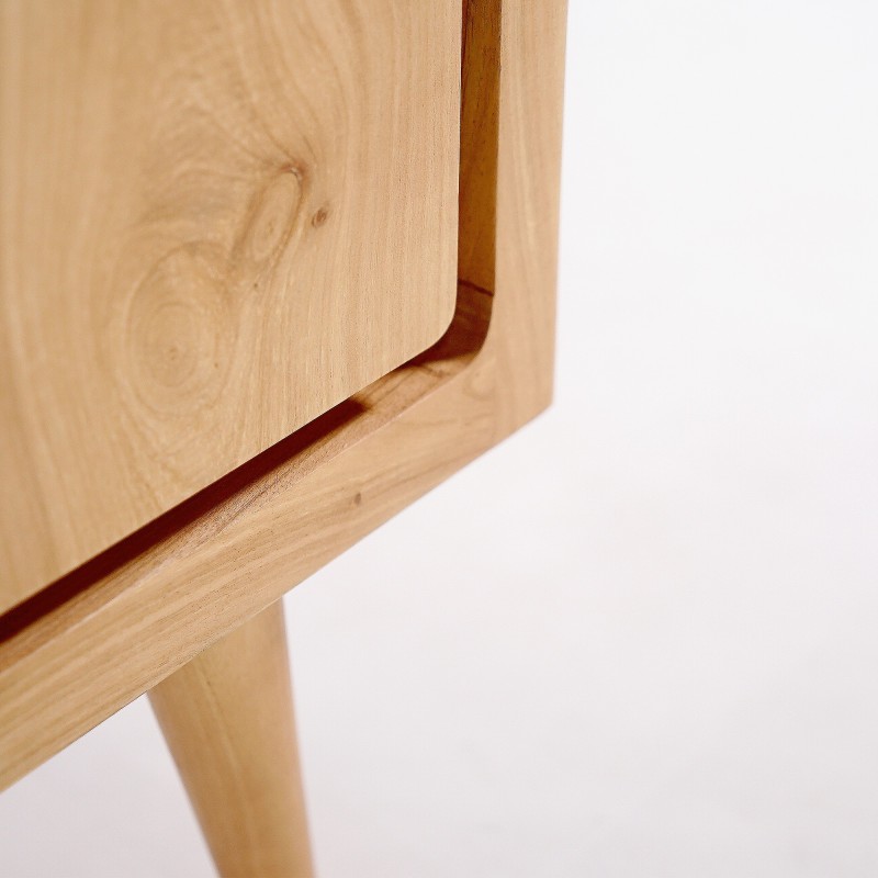 Buffet haut en bois massif 4 portes - Pragati