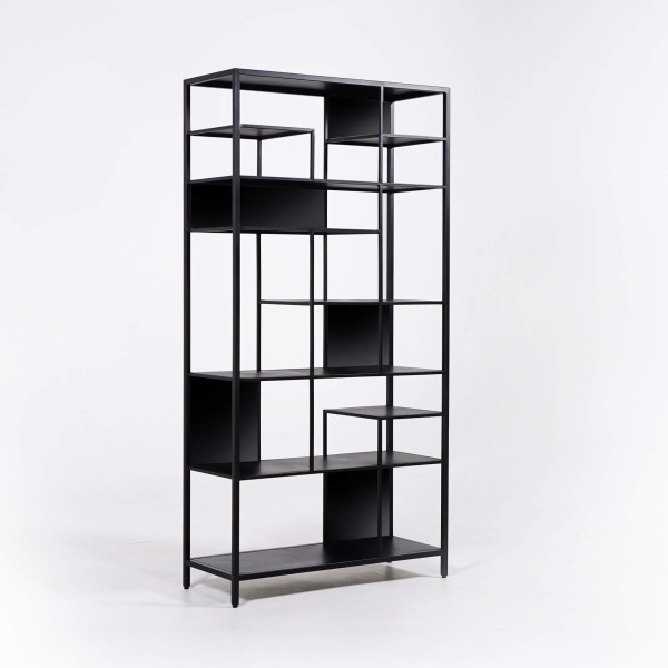 Étagère en métal noir 90 x 180 cm - New York