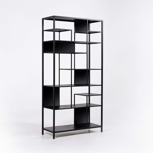 Étagère en métal noir 90 x 180 cm - New York