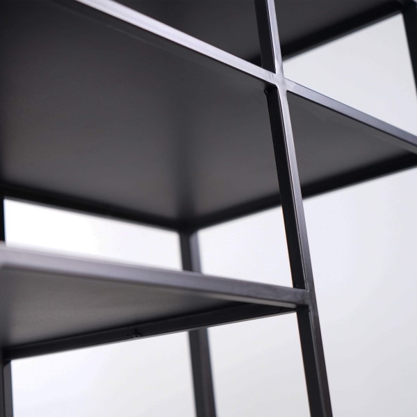 Étagère en métal noir 90 x 180 cm - New York