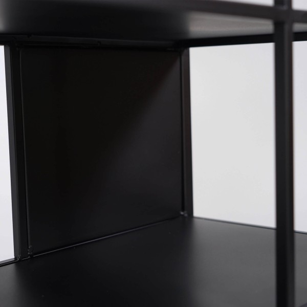 Étagère en métal noir 90 x 180 cm - New York