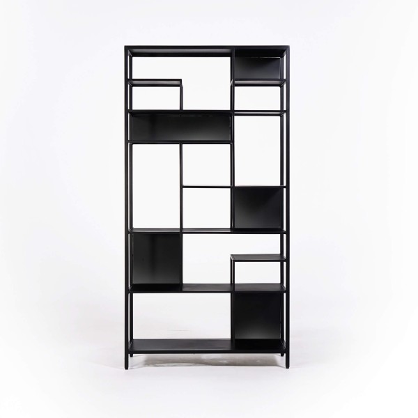 Étagère en métal noir 90 x 180 cm - New York