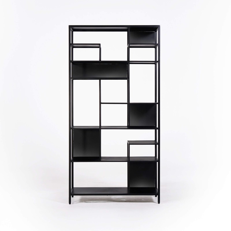 Étagère en métal noir 90 x 180 cm - New York