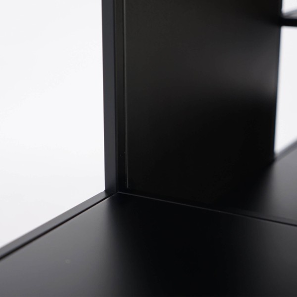 Étagère en métal noir 140 x 75 - New York