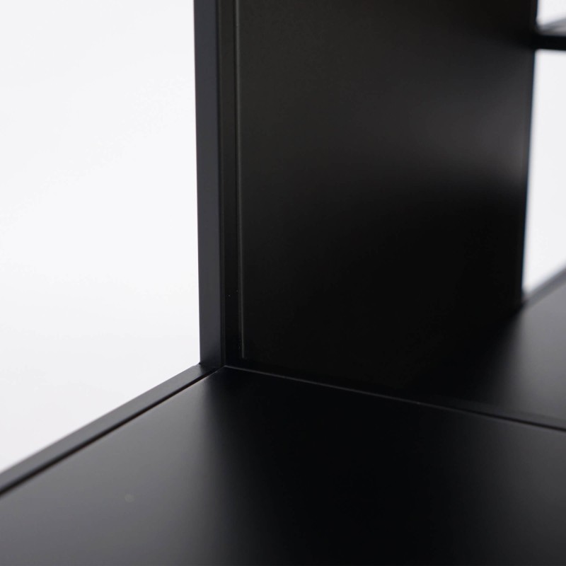 Étagère en métal noir 140 x 75 - New York