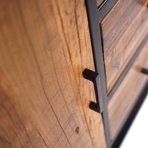 Buffet 160 cm en bois recyclé - Recycled