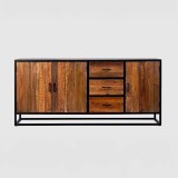 Buffet de salle à manger en bois recyclé - Recycled
