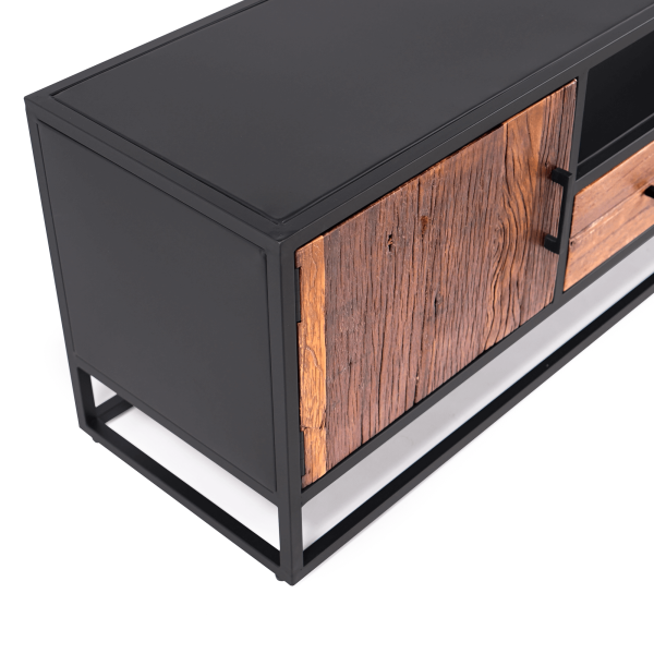 Meuble TV en bois recyclé 200 cm - Recycled