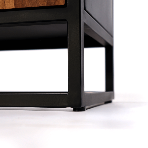 Meuble TV en bois recyclé 200 cm - Recycled