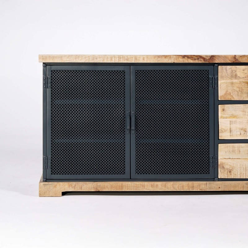 Bahut industriel pour salon - Cambridge