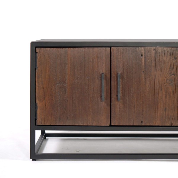 Meuble TV en bois recyclé 160 cm - Recycled