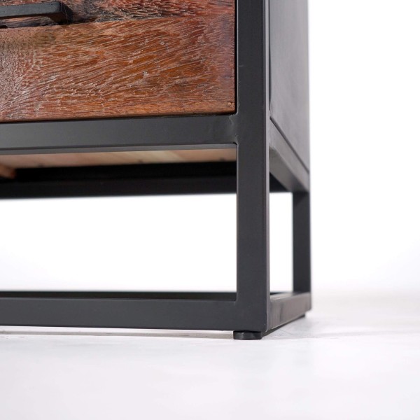 Armoire industrielle en bois recyclé - Recycled