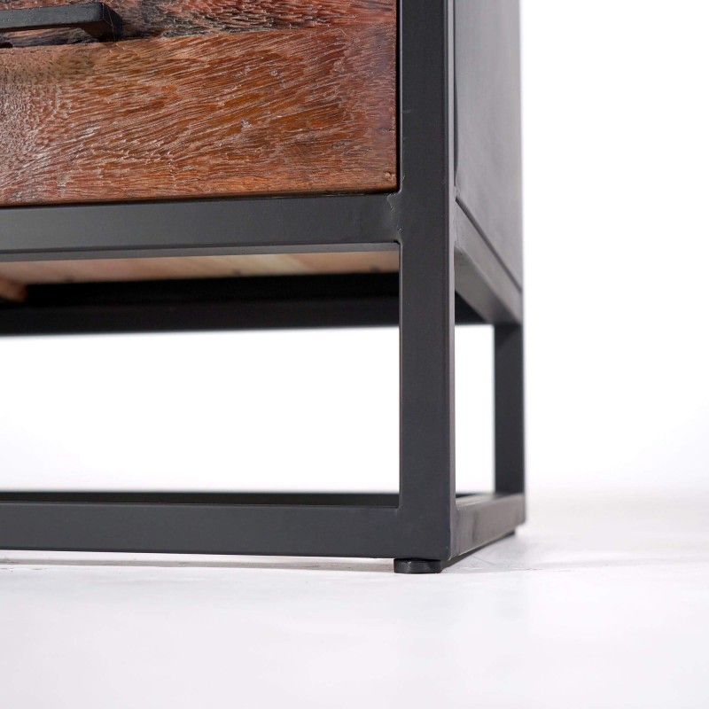 Armoire industrielle en bois recyclé - Recycled